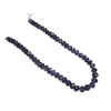 11 mm Faceted Amethyst Bead Strand 14 Inch