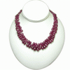 452 Carats Ruby Beads Necklace