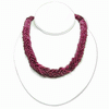 572 Carats Ruby Beads Necklace