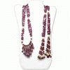 1845 Carats Ruby Faceted Beads Lariats