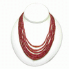 357 Carats Ruby Beads Necklace