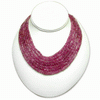682 Ct. Faceted Sapphire Beads Necklace