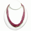 474 Carats Pink Ruby Necklace