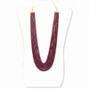 615 Carats Ruby Beads Necklace