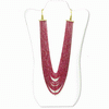 534 Carats Ruby Beads Necklace