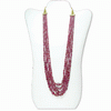 472 Carats Ruby Beads Necklace
