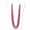 762 Carats Ruby Beads Necklace