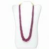 633 Carats Ruby Faceted Beads Necklace