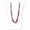 535 Carats Ruby Faceted Beads Necklace With Gold Clasp