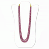 848 Carats Ruby Faceted Beads Necklace