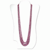 552 Carats Ruby Faceted Beads Necklace