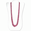 735 Carats Ruby Faceted Beads Necklace
