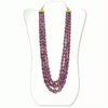 985 Carats Ruby Carved Beads Necklace