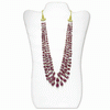 319 Carats Ruby Drop Beads Necklace