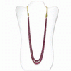 259 Carats Ruby Beads Necklace