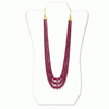 560 Carats Ruby Beads Necklace