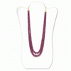 314 Carats Ruby Beads Necklace
