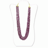 678 Carats Ruby Faceted Beads Necklace