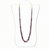355 Carats Ruby Faceted Beads Necklace