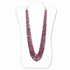 532 Carats Ruby Beads Necklace