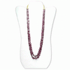 312 Carats Ruby Beads Necklace
