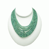 542 Carats Columbian Emerald Beads Necklace