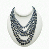 456 Carats Blue Sapphire Briolette Necklace
