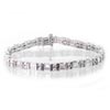 3.25 Carats Diamond Bracelet in 14K White Gold