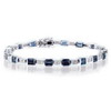 5.56 Carat Diamond Sapphire Bracelet