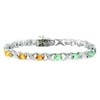 9.19 Carat Diamond Sapphire Bracelet
