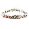 15 Carat Multi Color Sapphire Bracelet