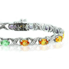 9.19 Carat Diamond Sapphire Bracelet