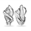0.77 Carat VS1 Diamond Earrings In 18k White Gold 0.77 Carat VS1 Diamond Earrings In 18k White Gold