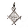 0.09 ct. VS Diamond Pendant in 18K Gold
