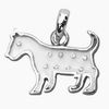 0.09 ct. VS Diamond Pendant in 18K Gold