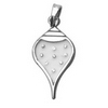 0.09 ct. VS Diamond Pendant in 18K Gold