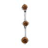 0.30 Cts Champagne Pink Diamond Pendant in 18K White Gold 0.30 Cts Champagne Pink Diamond Pendant in 18K White Gold