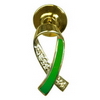0.05 ct.  Diamond Pin in 14K Yellow Gold