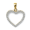 0.32 Carat SI1 Diamond Pendant In 18k Gold