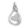 0.17 Carat VS Diamond Pendant In 18k White Gold