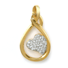 0.17 Carat VS Diamond Pendant In 18k Yellow Gold