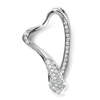 0.25 Carat SI1 Diamond Pendant In 18k White Gold