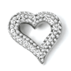 0.39 Carat SI-1 Diamond Pendant In 18k White Gold