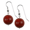 Flex Coral Round Sterling Silver 18 mm Earrings