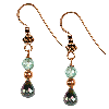 Mystic Topaz Briolette Sterling Silver Earrings