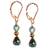 Mystic Topaz Briolette Sterling Silver Earrings