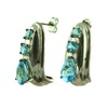 Swiss Blue Topaz Silver Earrings