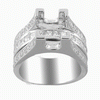 2.85ct VS Diamond Semi Mounting 18K White Gold 2.85ct VS Diamond Semi Mounting 18K White Gold
