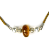 60 cts Golden Citrine Designer Sterling Silver Necklace