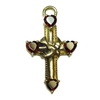 Sterling Silver Garnet Pendant
